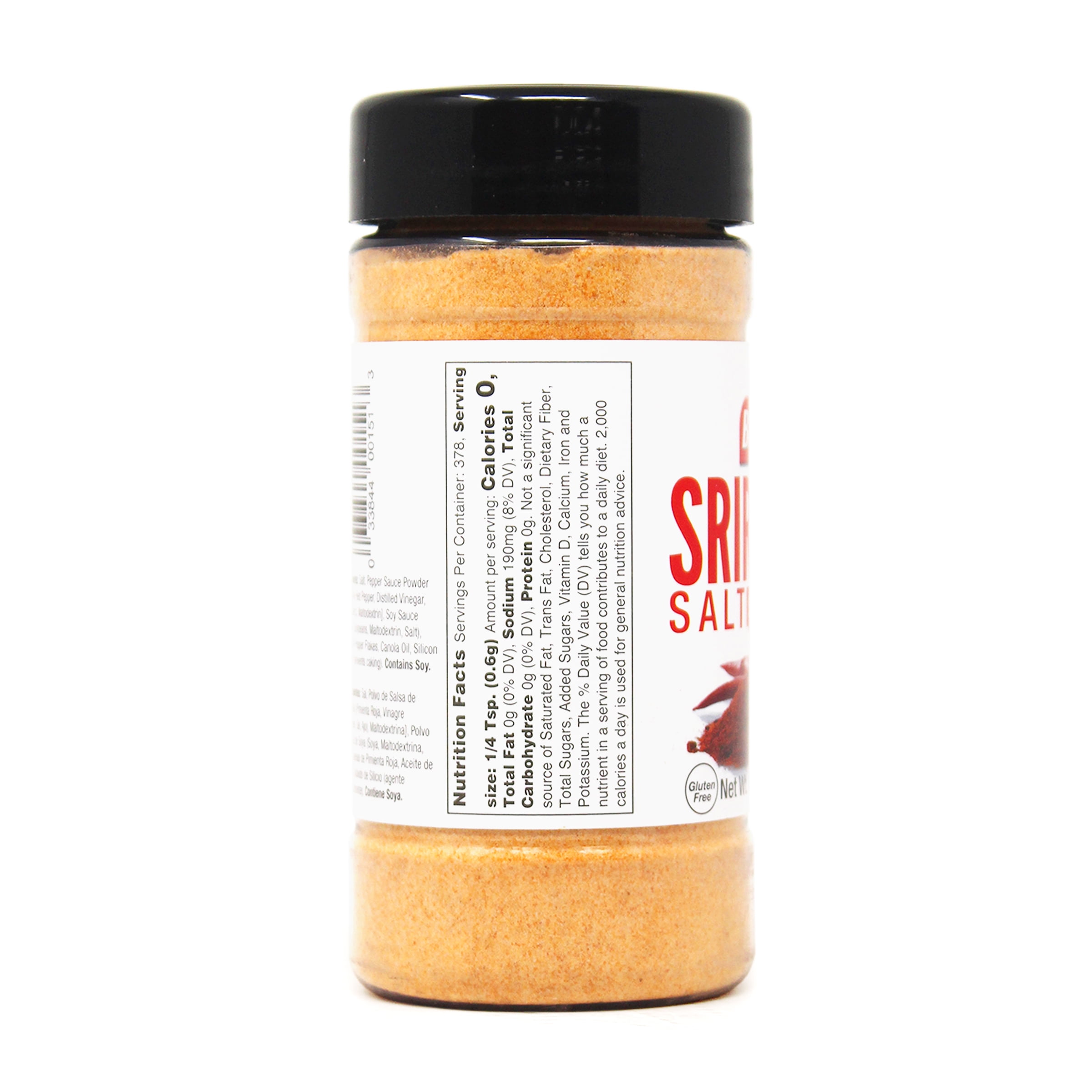 Badia Sriracha Salt, 8 oz - Palatize Pack of 3