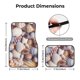 thumbnail image 5 of Fotbe Sea Shells Juego de 4 Tapetes para Auto con Estampado – Alfombrillas de Goma Reforzada, Diseño Antideslizante, Protección para Todo el Año – Vehículos, Autos, Camionetas y SUVs, 5 of 7