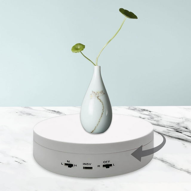 360° Rotation Turntable Display Stand Holder Products Props Rotate Non Slip for Electronic Products