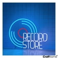 thumbnail image 3 of Craftnamesign Record Store Neon Light Up, Record Wall Art, Open Sign For Store Decor, 3 of 5