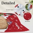 thumbnail image 2 of Christmas Red Pillow Covers, Linen Long Throw Pillow Case, Xmas Snowman Pine Tree Cardinal Bird Snowflake Holiday Pillow Protector Decorative Cushion Cover for Living Room/Bedroom 20" x 36", 2 of 8