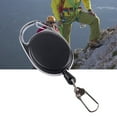thumbnail image 3 of UDIYO Durable Nylon Rope Anti Lost Key Ring Recoil Retractable Clip Outdoor Keychain, 3 of 6