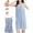 Grayish Blue, variant on Plus Size Women's Wearable Shower Skirt, Wearable Towels for Women, Coral Fleece Highly Absorbent Quick Drying Bath Towels/Robe/Wrap with Straps