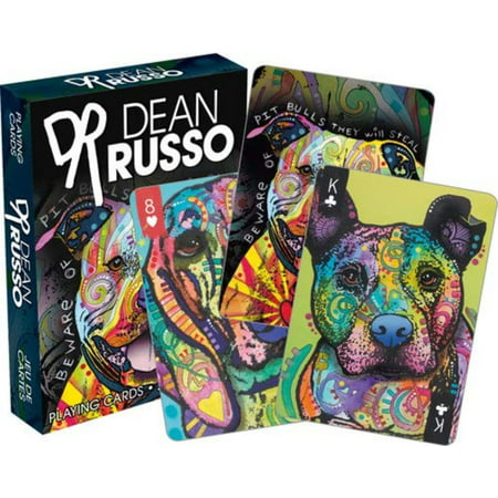 Dean Russo Dogs Playing Cards Playing Cards, Deck contains multiple images By