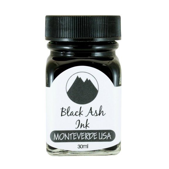 Monteverde G309BA 30 ml Core Fountain Pen Ink Bottle- Black ASH