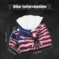 thumbnail image 4 of Kdxio USA Eagle with Spread Wings Print Tissue Box Cover,Modern PU Leather Rectangular Tissue Box Holder for Bathroom Living Room Bedroom Office Desk Car Home, 4 of 6