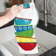 thumbnail image 4 of T-fal Pigment Print Dual Woven Kitchen Towels, Two Pack, Dish Stack, 4 of 7