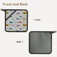 thumbnail image 2 of Pofeuu Hello Print Silicone Trivet Mats,Silicone Hot Pads for Kitchen, Silicone Trivets for Hot Pots and Pans, Silicone Hot Pad, 2 of 8