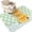 Green, Mint, Orange, Sky Blue, variant on Entryway Rug 2'x3', Orange Slices Daisy Kitchen Runner Rugs Non-Slip Carpet Mats, Bee Polka Dot Plaid Sunny Mint Green Bedside Rugs Runners Washable Floor Carpet for Bathroom Laundry Room