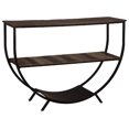 thumbnail image 1 of Signature Design by Ashley Lamoney Canapé Console Rustique Table, Brun & Industriel Noir, 1 of 2