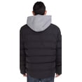 thumbnail image 3 of Mens Black Coat Luciano Natazzi Thermal Padded Down Jacket, 3 of 5