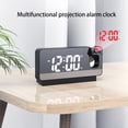thumbnail image 2 of Wosthever Despertador Proyección de techo 8 modos 12H / 24H Pantalla digital LED Termómetro de electrónico Silencioso Interior Negro Type2 NO2 Wosthever HA064153-01B, 2 of 6