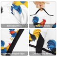 thumbnail image 6 of Rooster and Silhouette White Pattern Teens Toddler Nap Mat with Pillow, Sleeping Mat Bag for Preschool Daycare 59"x22", 6 of 6