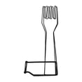 thumbnail image 6 of perfk Kitchen Gloves Holder Collapsible Metal Multi Purpose Dish Towel Drying Rack, 6 of 9