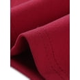 thumbnail image 5 of DARING DIVA Sweetheart Neck Slim Fit Work Midi Dress L Burgundy, 5 of 6