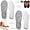 Gray * 2, variant on Steppers Insoles for Men Women, 2 Pairs Massage Cushion Insoles, Breathable Memory Foam Orthopedic Insoles with Arch Support (Gray * 2, Men 5-6 / Women 6-7)