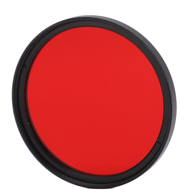 Filtre Al Rouge 67 mm, Rehaussant les Tons Rouges de l'Image, Rendant la Scène Plus Vive et Superposée avec Installation à Filetage Vis pour Objectif