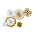 thumbnail image 2 of Paper Flower Decoration Paper Fan Set for Decoration 6Pcs Birthday Wedding, 2 of 2