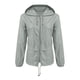 thumbnail image 1 of Chubasquero ligero con capucha para mujer, chaqueta impermeable para la lluvia activa al aire libre con sudaderas con capucha, chaqueta informal de manga larga ajustada con cremallera para mujer, 1 of 1