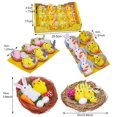 thumbnail image 6 of OIUR Easter Fur Chicks Mini Plush Simulation Chick Bunny Ornament with Nest Furry Animals Toy Easter Egg Filler for Kids DIY Home Garden Decoration, 6 of 7
