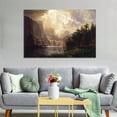 thumbnail image 5 of Albert Bierstadt Among The Sierra Nevada Artworks Canvas Poster Room Aesthetic Wall Art Prints Home Modern Decor Gifts 12x18inch(30x45cm), 5 of 6