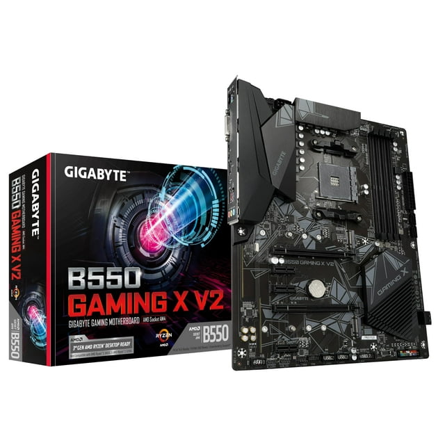 Placa base Gigabyte B550 Gaming X V2 (AM4/4xDDR4/HDMI/DVI-D/USB 3.2/M.2)