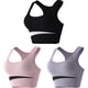 thumbnail image 1 of 3 Piezas Brasieres Deportivos Mujer, Copas Acolchadas Extraíbles Brasieres Deportivos para Pilates, Sujetador Deportivo con Cruzados Tirantes, Hacer Yoga,Correr,Fitness, 1 of 5