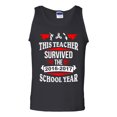 thumbnail image 1 of This Teacher Survived 2016-2017 School Year Fidget Funny DT Adult Tank Top, 1 of 2