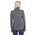 thumbnail image 3 of J America Ladies' Omega Stretch Quarter-Zip - JA8433, 3 of 4