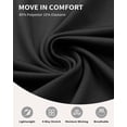 thumbnail image 3 of Women's Pleated Tennis Skirt Double Ruffle Golf Skirts for Women Skort with Pockets Tummy Control Athletic, 3 of 6