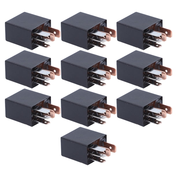 10 piezas de relé Universal para coche, barco, motocicleta, faro, relés de luz, protección contra sobrecorriente, accesorios de actualización Vehículos, repuestos y accesorios Mis DC12V 5 pines Kenally VI020680-03