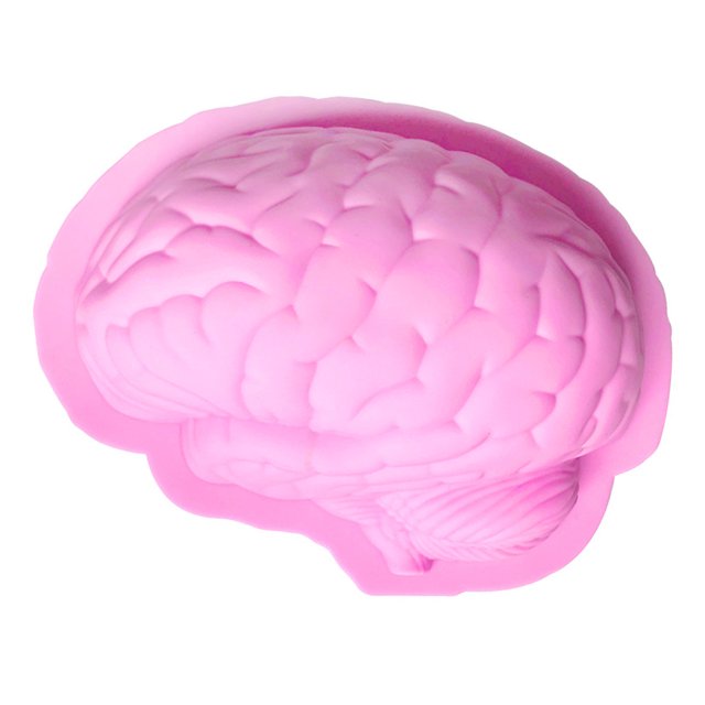Toystoory Molde de silicona para Halloween, molde para hornear, molde para pastel de cerebro, pudín, gelatina, postre, molde para helado de Type2 NO2