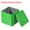 Green, variant on Uxcell Square Tin Box, Metal Storage Tin Box Portable Storage Container with Lid for Tea Candy Treats Gifts Favors Green
