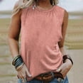 thumbnail image 2 of Women's Sleeveless Casual T-Shirt Soft Comfortable Stretch Fit Summer Tank Top Blouse for Everyday Wear, 2 of 2