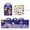 Y2-E, variant on Sticker Book Busy Book for Toddlers 1-3 Travel Toys Stickers for Kids Reusable Jelly Scene Portable Educational Toddler Books,A