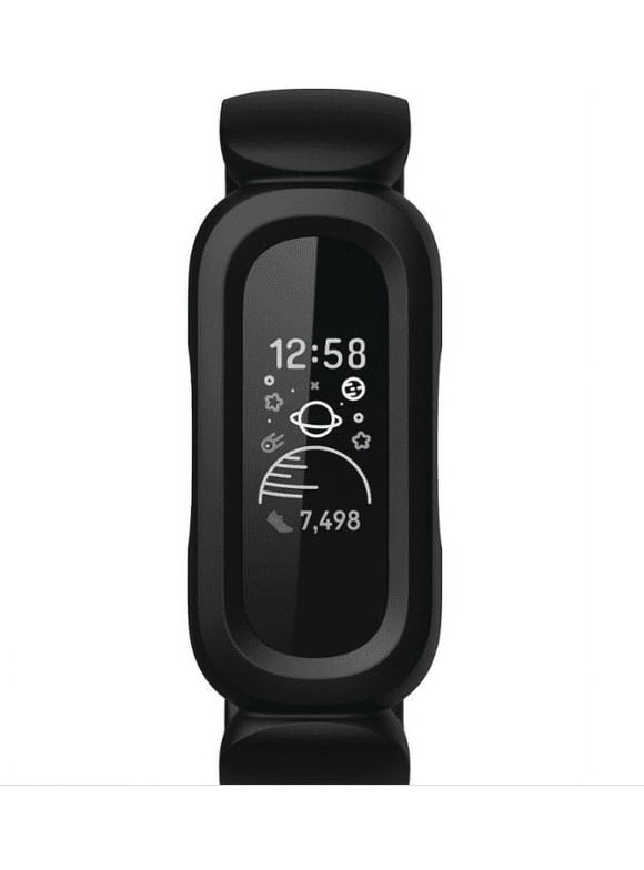 Restored Fitbit FB419BKRD Ace 3 Activity Tracker for Kids 6 One Size, BlackRacer Red (Refurbished)