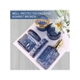 thumbnail image 2 of 5-Piece Diamond Glass Bathroom Accessory Set, Includes Lotion Dispenser, , Toothbrush Holder, Tumbler & Cotton Swab Jars, Modern Decor For Housewarming Gifts Back To School, 2 of 18