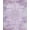 Lavender, Pattern 13, variant on Design&I 8'x10' Washable Area Rug Extra Large Skid-Resistant Low Profile Dorm Purple Boho Vintage Pastel Scroll Border Flower Lilac for Living Room, Family
