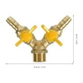 thumbnail image 5 of LOLIPPYY Y-Shaped 3-Way Shut-Off Valve with Hose Barb for Water Control, Water Shut Off Valve for Plumbing Use, 5 of 7