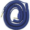 Blue Coiled Cable, 29.5 feet