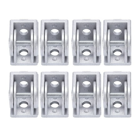 

8Pcs Alloy Flexible Pivot Joint Connector for Eu Standard Aluminum Extrusion 2020