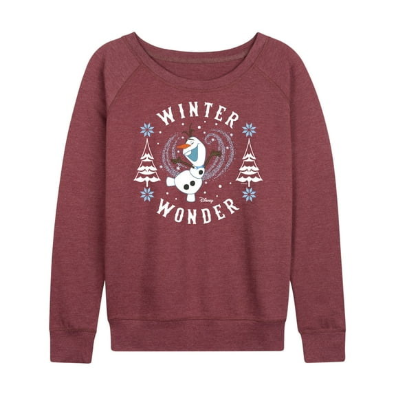 Frozen 2 - Winter Wonder - Women's Lightweight French Terry Long Sleeve Shirt