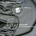 thumbnail image 5 of 2-Pack Pure Cotton Fitted Sheet King Size, 600 Thread Count 16" Deep Pocket Egyptian Cotton Fitted Sheet (2pcs, King, Dark Grey), 5 of 6