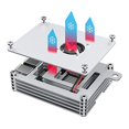 thumbnail image 4 of AAAwave Raspberry Pi Aluminum Alloy Case w/Laminated Frame and Heat Sink Combo Kit, 4 of 4