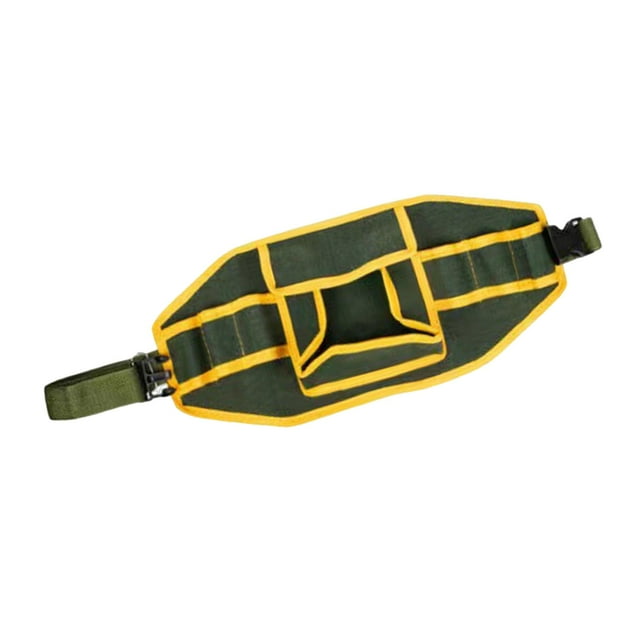 Cinturón de herramientas cinturón ajustable bolsa de herramientas portátil para manitas fontanero carpintero Lona Verde