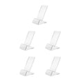 thumbnail image 2 of crativent Acrylic Cellphone Rack Tabletop Support Racks Storage Holders Display Stand Transparent 100*70*58mm 5Set, 2 of 6