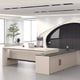 thumbnail image 4 of Conference Office Desk Executive Aesthetic Ergonomic L Shaped Office Desk Computer Luxury Escritorios De Oficina Furniture My Lux Decor Round, 4 of 11