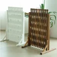 thumbnail image 5 of Valla de diseño ajustable para exteriores, rejilla de madera maciza, soporte para plantas, barrera para mascotas para interiores, diseño de jardín, valla protectora flexible anti-putrefacción, 5 of 5