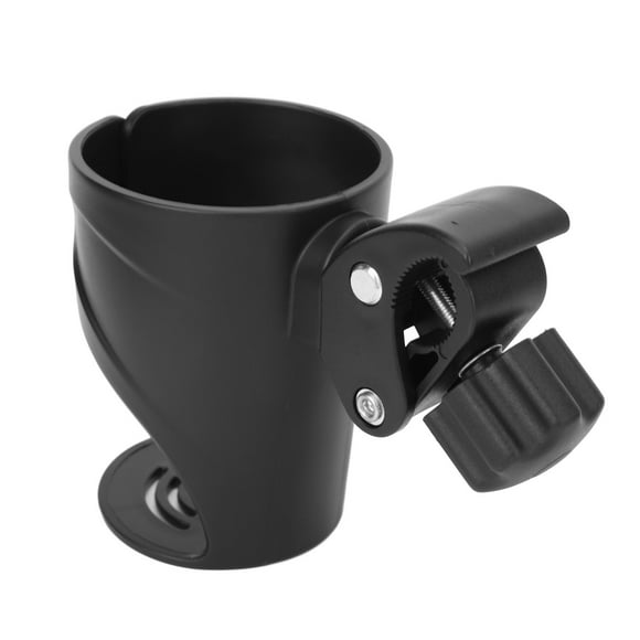 Stroller Cup Holder, Strong Compatibility Adjustable Clip Universal Cup Holder Detachable For Bikes For Walkers