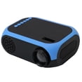 thumbnail image 2 of Mini proyector USB recargable LED Proyector 1080P Resolución 800 lúmenes Dispositivo de proyección de medios Enchufe de EE. UU., Azul Advancent EL002993-02B, 2 of 2